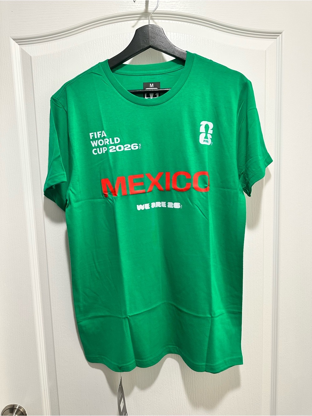 FIFA World Cup 2026 Authentic Mexico Green T-Shirt, Size Medium